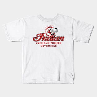 Indian motorcycles american pioneer Kids T-Shirt